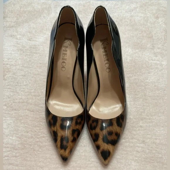 KMEIOO cheetah heels. - Picture 7 of 7